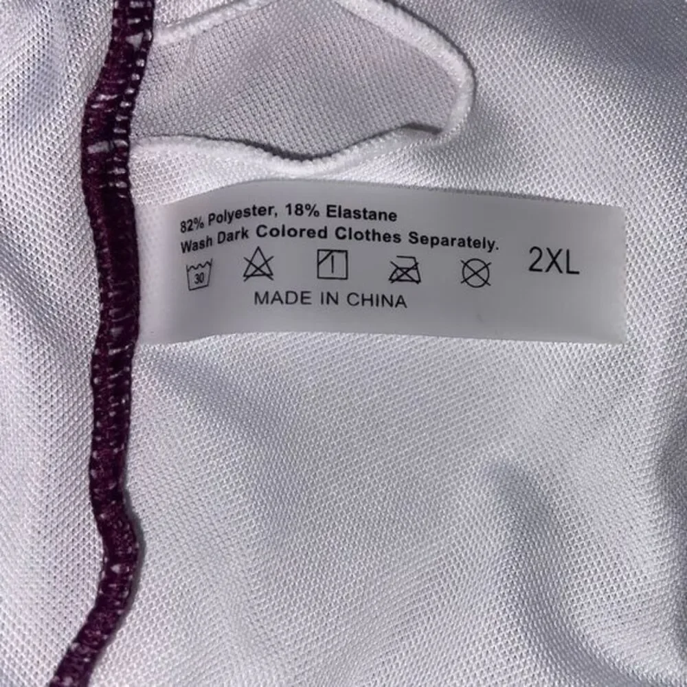 Unbranded Woman's Purple Strapless Swimsuit Top Plus Size 2XL‎